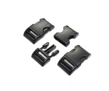 Fibbie sgancio laterale curve