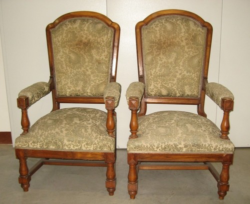 Coppia poltrone antiche - , in