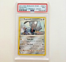 Pokemon Card Registeel Stamped STAFF SM75 SM Black Star Promos ENG Mint PSA 9