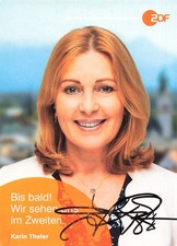 Karin Thaler, autografo