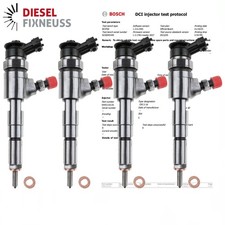4x Iniettore Bosch Iniettore