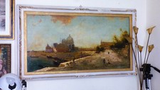 Dipinto olio tela cm 60x120
