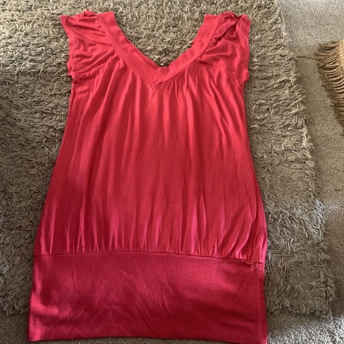 Top lungo donna rosso new - , look