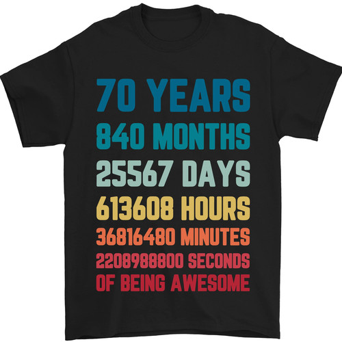 Shirt per uomo 70 anni - t-shirt,