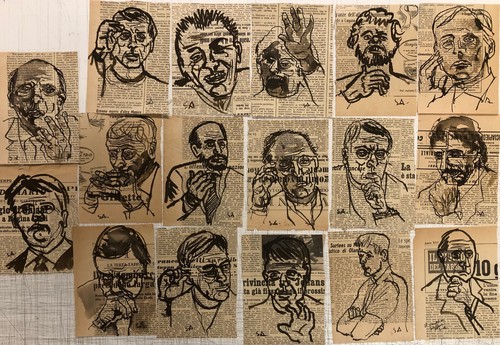 Vecchi disegni a - ,