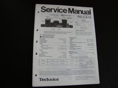 Manuale servizio originale - servizio,