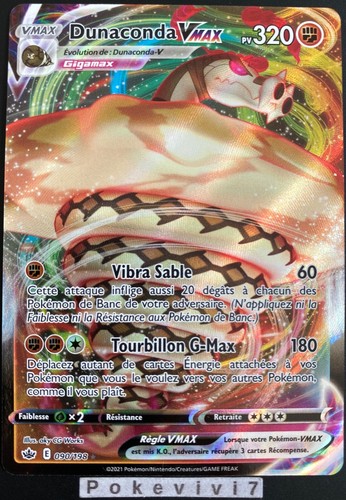 Carte pokemon dunaconda - carte,