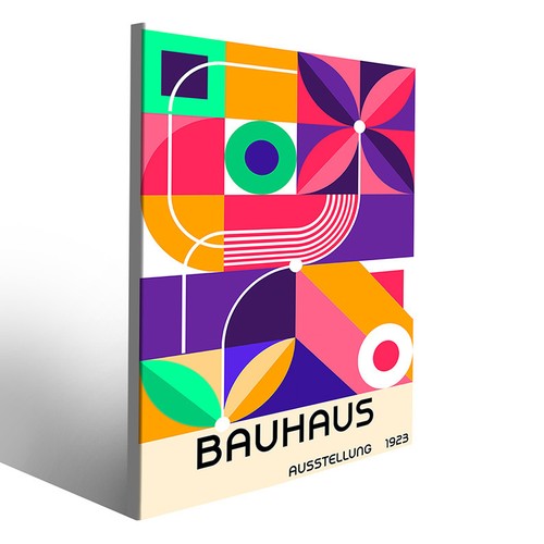 Design bauhaus tela per - su, un