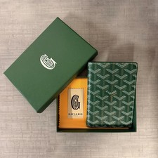 Goyard Leather Passport Holder
