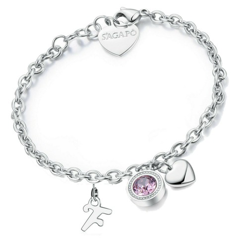 Sagapo bracciale donna acciaio - sagapo,