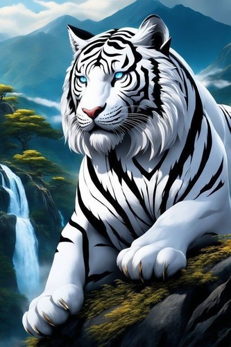 Tigre bianca animal natural - tigre,