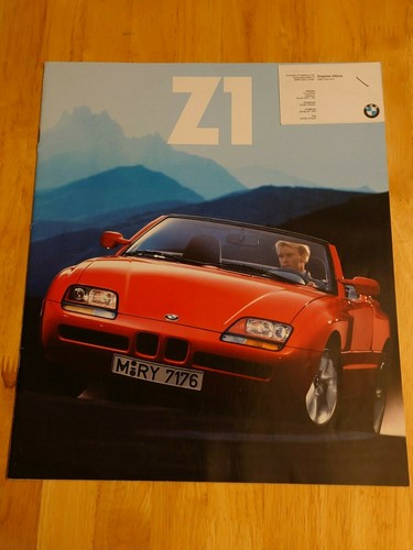 Brochure depliant bmw 1989 - bmw, z1
