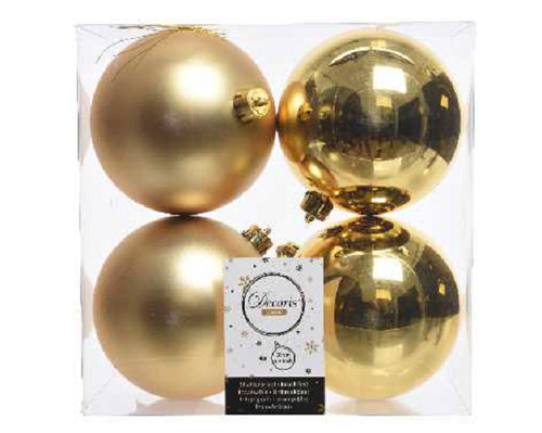 Sfere palline natale oro - sfere,