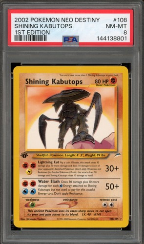 Pokemon shining kabutops neo - pokemon,