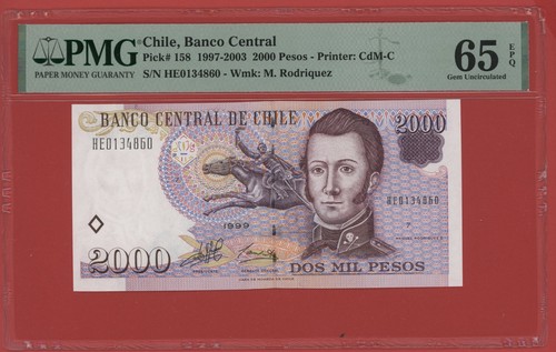 Cile 2000 pesos 1999 - pesos, pick
