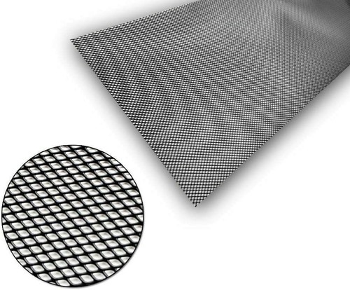 Nera maxi griglia alluminio - nera,