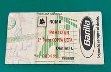 COPPA UEFA 1988/89 : AS ROMA vs PARTIZAN BEOGRAD