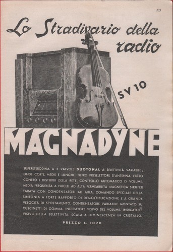 Magnadyne sv10 stradivario - lo,