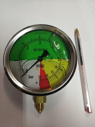 Manometro inox d - manometro, 0/25