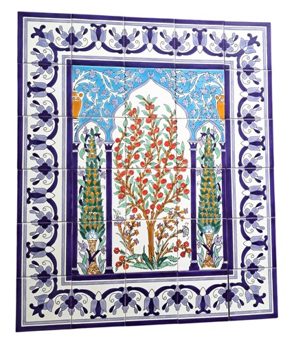 Quadro piastrelle dipinto - quadro,