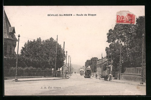 Cpa deville les rouen - cpa, route