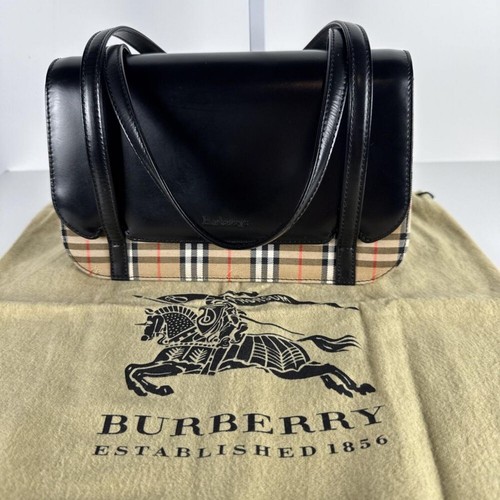 Burberry leather handbag - burberry,