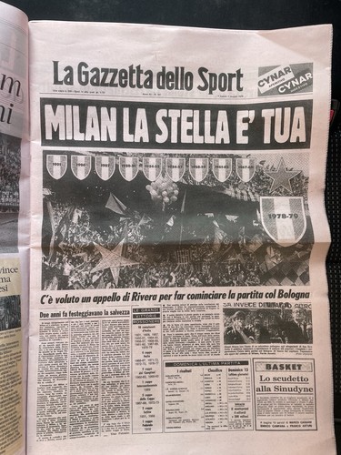 Gazzetta dello sport 1979 - la,