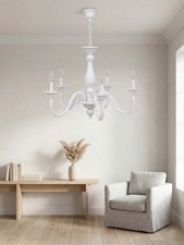 Classic wooden chandelier