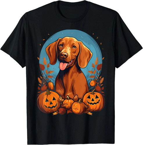 Maglietta zucca vizsla cane - maglietta,