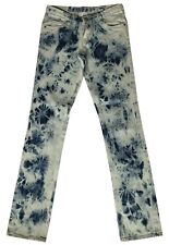 levis Jeans TG.16 Anni Tie Dye 5 Tasche Taglio Dritto