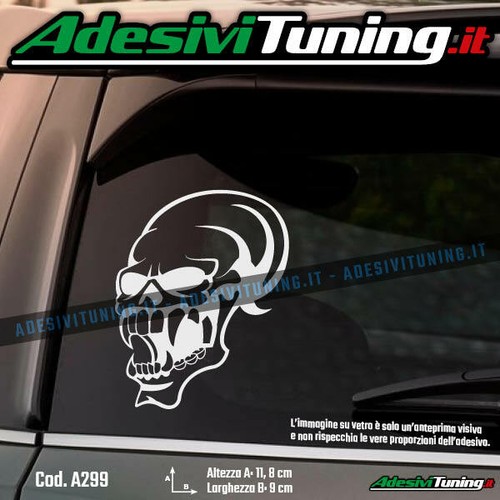 Adesivo teschio sticker - teschio,