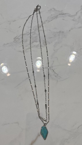 Collana multifilo turchese con