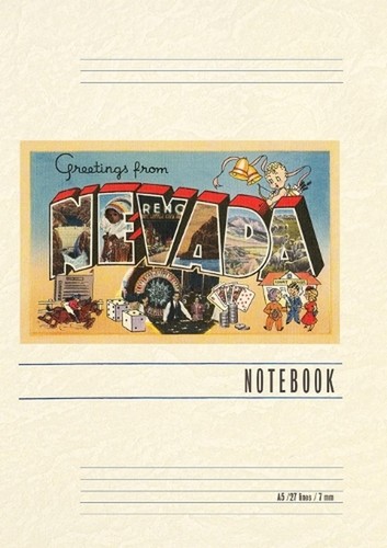 Vintage lined notebook - lined,