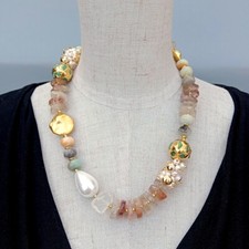 Collana girocollo perle