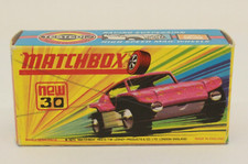 my1000, vecchia scatola vuota Matchbox 30 Beach Buggy anni 70 scatola vuota