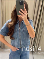ZARA NUOVA CAMICIA DONNA ZIP