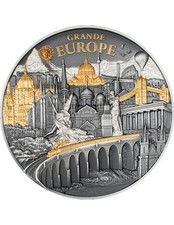 GRANDE EUROPA Tesoro Nascosto 3 Oz Moneta Argento 20$ Isola Cook 2025