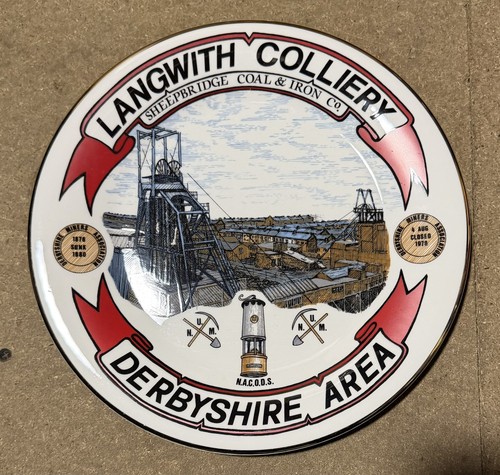 Langwith colliery plate - langwith,