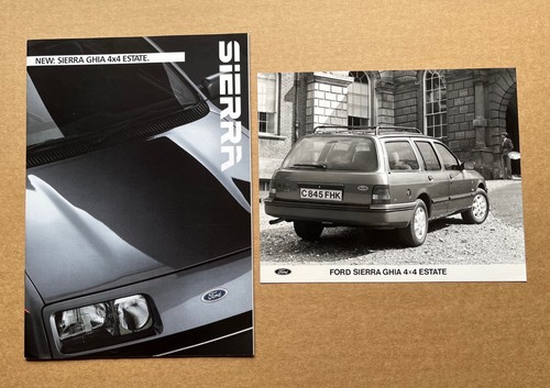 Brochure ford sierra - ford, 1986