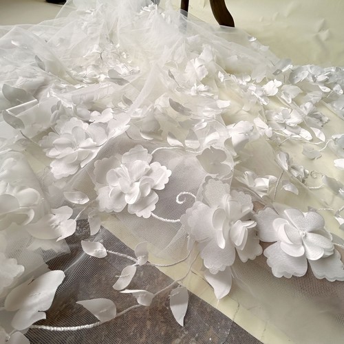 Tessuto pizzo tulle con - pizzo,