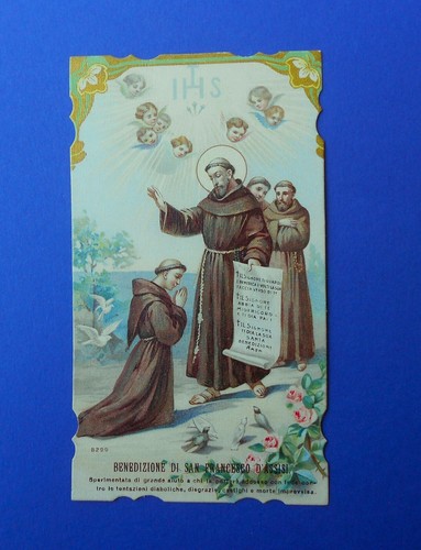 Santino holycard benedizione - santino,