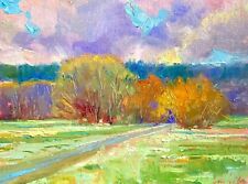 Paesaggio dipinto olio opera