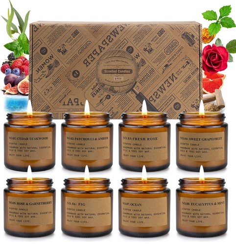 Candele profumate set regalo - profumate, 8