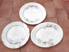 Lotto 3 Piatti PORTATA antichi vecchi VERBANUM STONE SCI LAVENO grandi