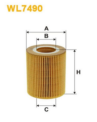 Wl7490 filtro olio per - wl7490,