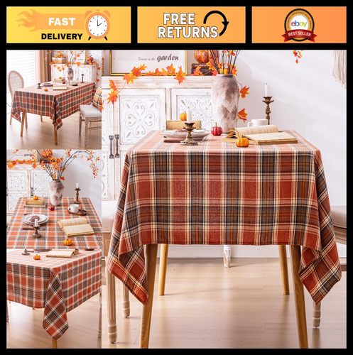 Tovaglia autunno plaid 60x84 - tovaglia,