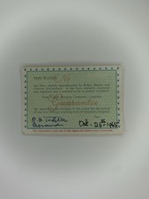 Rolex Garanzia Warranty Blank