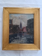 Dipinto olio su tela ( Scuola