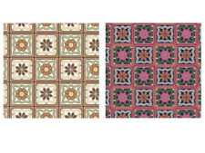 The Crafty Pie Uncinetto Quadrato Tessuto Cotone/Viscosa Larghezza 152 cm Quadrati Nonna