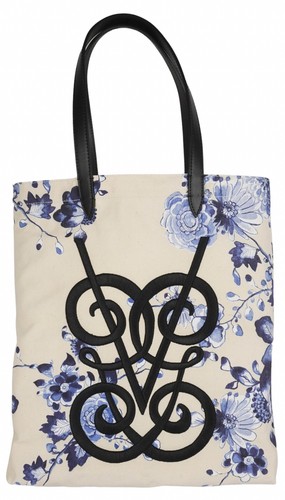 Borsa tote ricamata